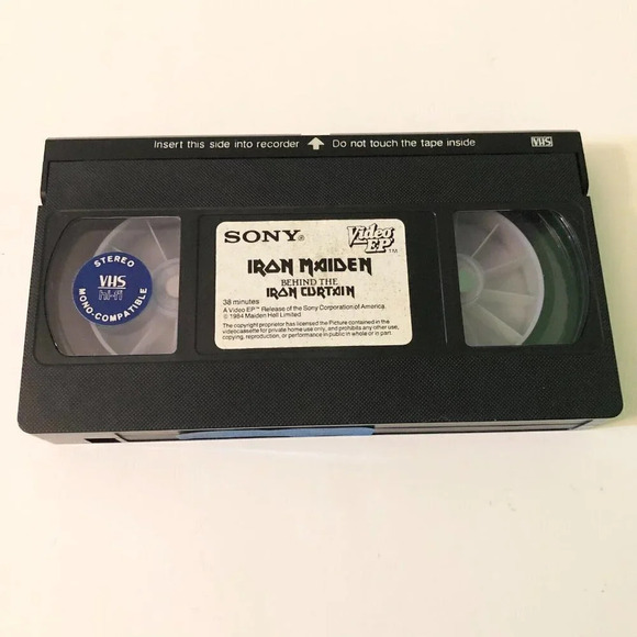 1984 Iron Maiden Behind The Iron Curtain VHS  Sony Video EP - Picture 10 of 15